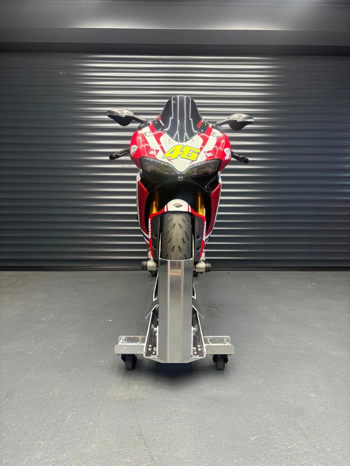 Aluminium Superbike Paddock Ramp 360 degree frame 1